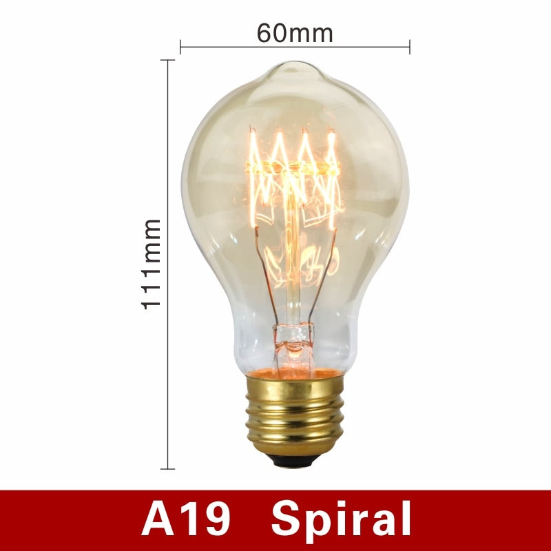 Vintage Filament E27 Light Bulbs