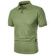Men's Short-Sleeve Plain Summer Polo Shirt – image 6