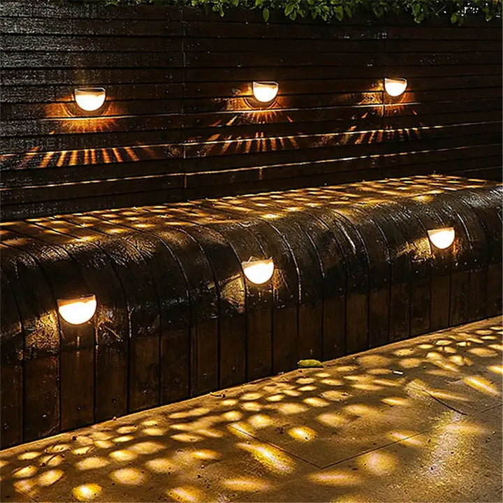 Solar Powered Outdoor Wall Lamp