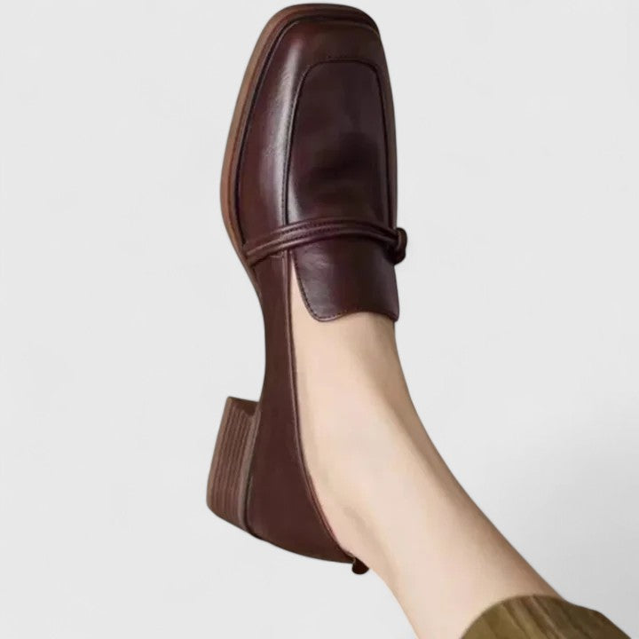 Women's Orthopaedic Square-Toe Block-Heel Comfort Loafers – image 2