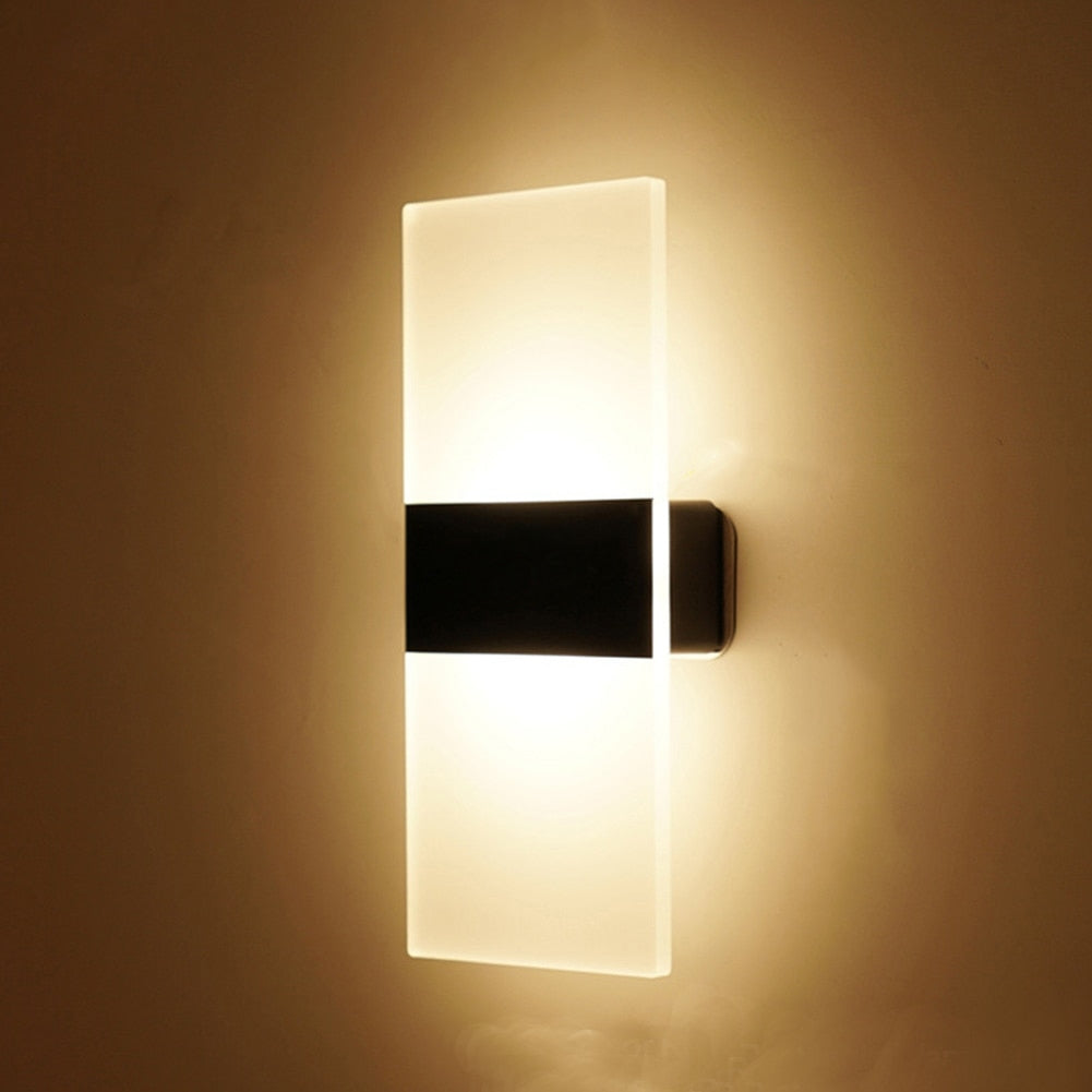 Arc and Rectangular Motion Sensor Wall Light