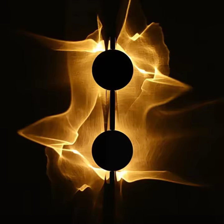 Aluminium Ripple Effect LED Wall Sconce