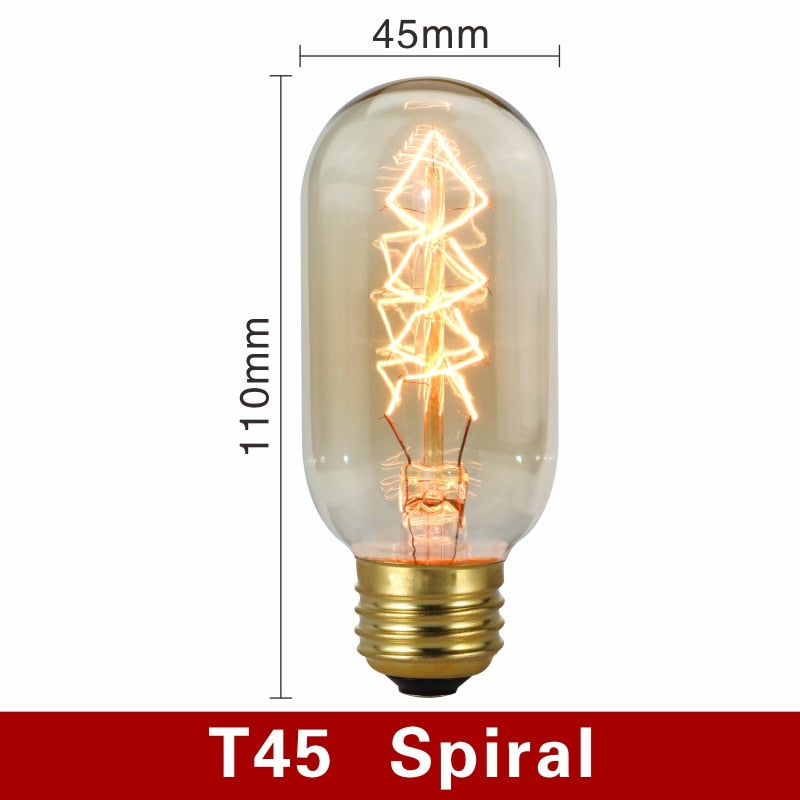 Vintage Filament E27 Light Bulbs
