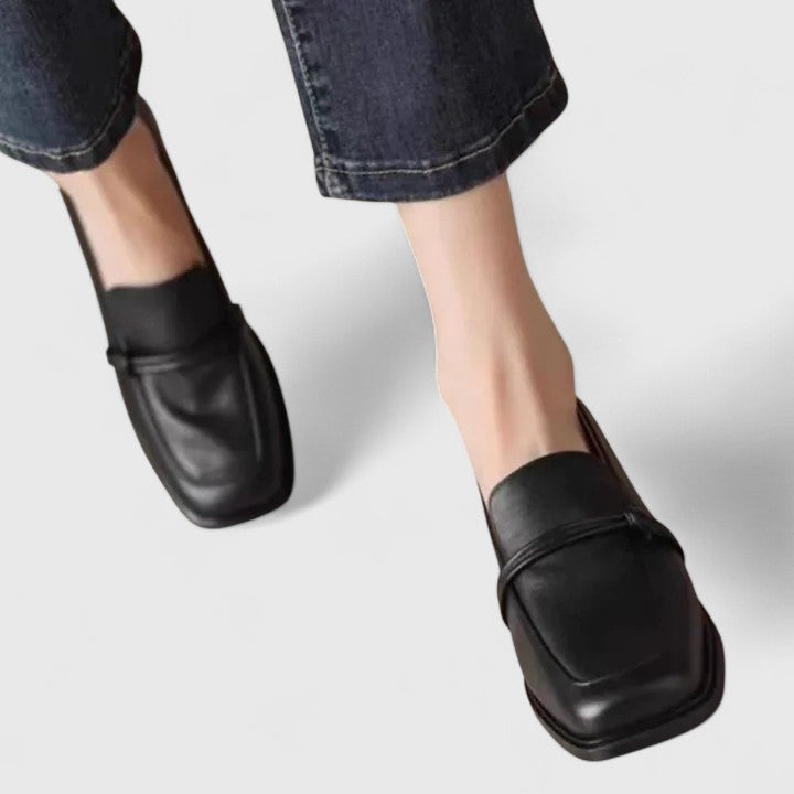 Women's Orthopaedic Square-Toe Block-Heel Comfort Loafers – image 3