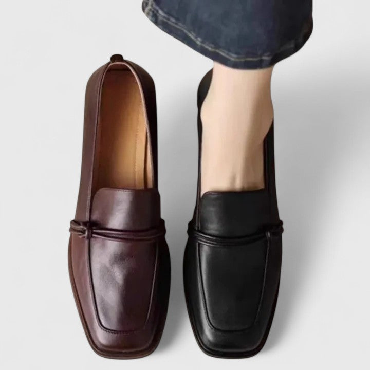 Women's Orthopaedic Square-Toe Block-Heel Comfort Loafers – image 4