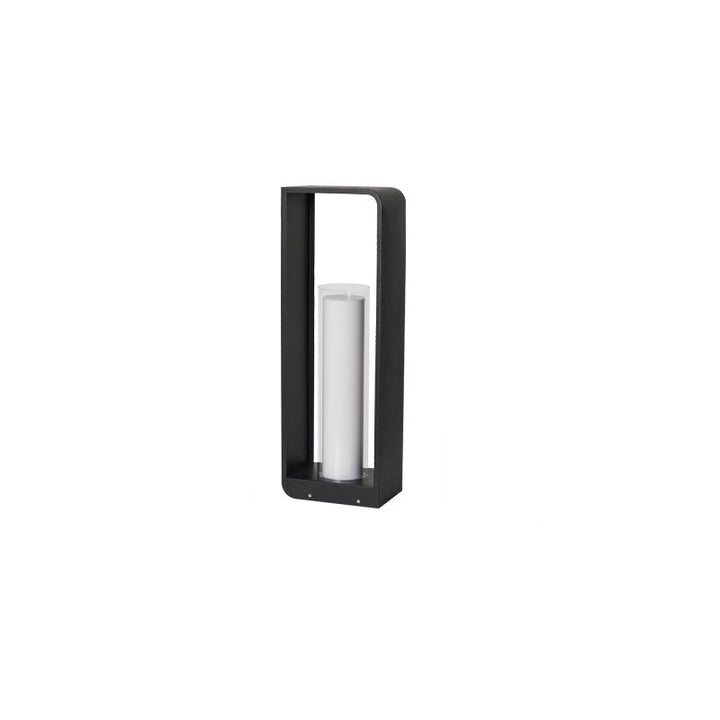 Modern Minimalist Square Frame Stainless Steel Acrylic LED Waterproof Lawn Landscape Light For Outdoor Patio