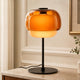 Sanae Modern Retro Double-Dome Colored Glass Table Lamp