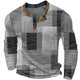 Men's Long-Sleeve Colour-Block Summer Shirt – image 4