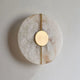 Modern Nordic Marble Round Wall Sconce LED 1-Light