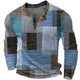 Men's Long-Sleeve Colour-Block Summer Shirt – image 2