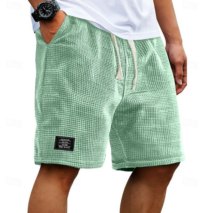 Men's Waffle-Textured Summer Shorts – image 5
