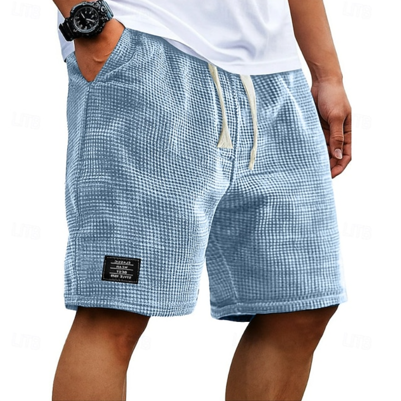 Men's Waffle-Textured Summer Shorts – image 6