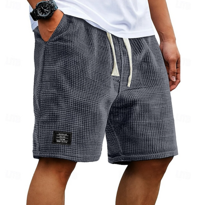 Men's Waffle-Textured Summer Shorts – image 1