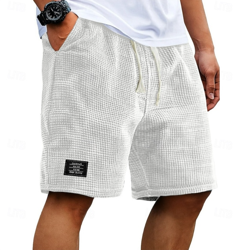 Men's Waffle-Textured Summer Shorts – image 8
