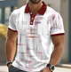 Men's Short-Sleeve Printed Summer Polo Shirt – image 4