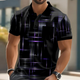 Men's Short-Sleeve Printed Summer Polo Shirt – image 6