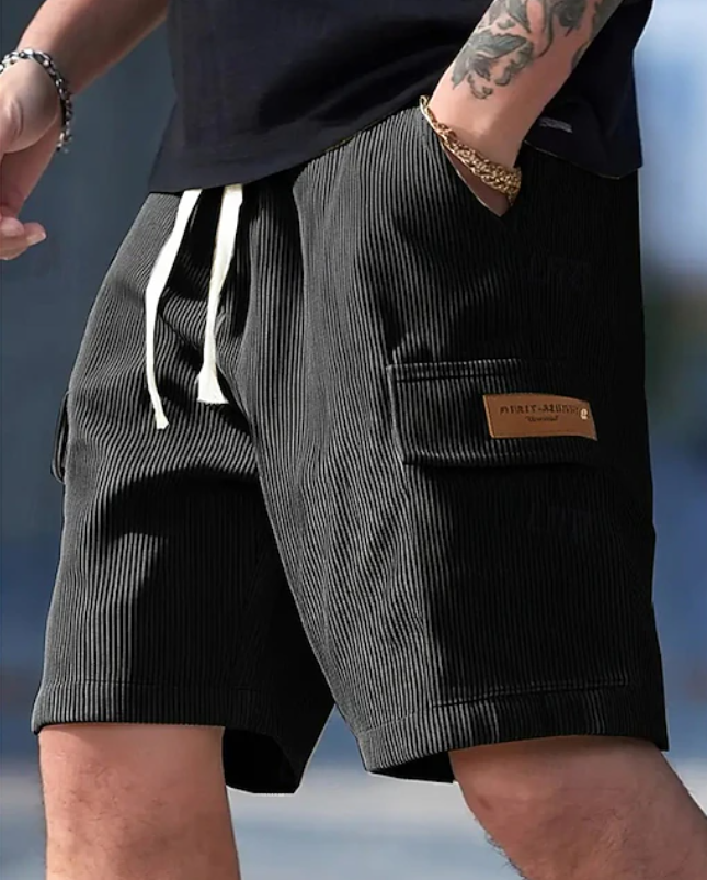 Men's Drawstring Utility Summer Shorts – image 4
