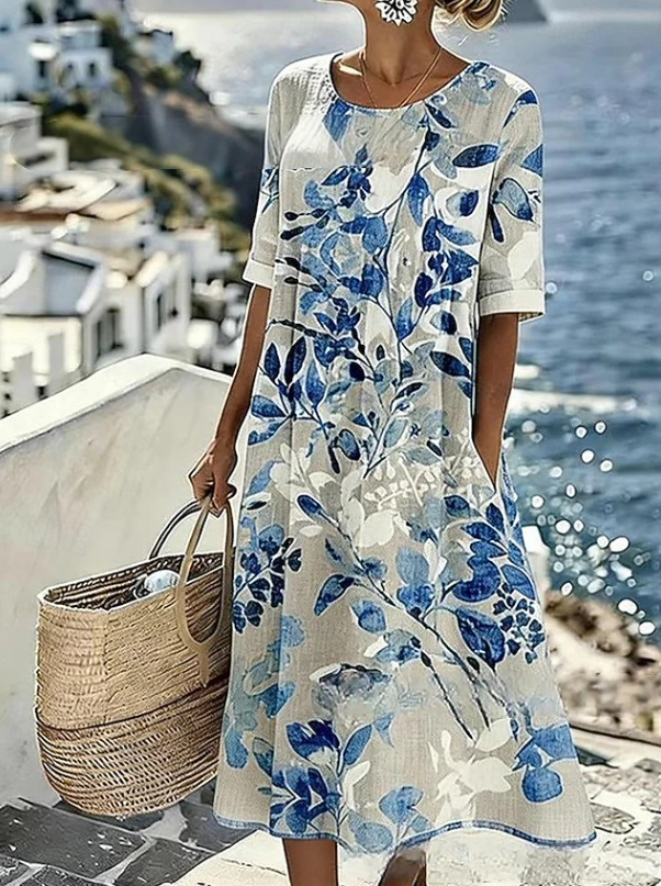 Women's Floral Boho Maxi Summer Dress – image 7