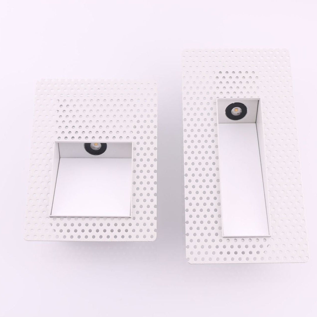 Frameless LED Sensor Wall Light With Perforated Panel Design