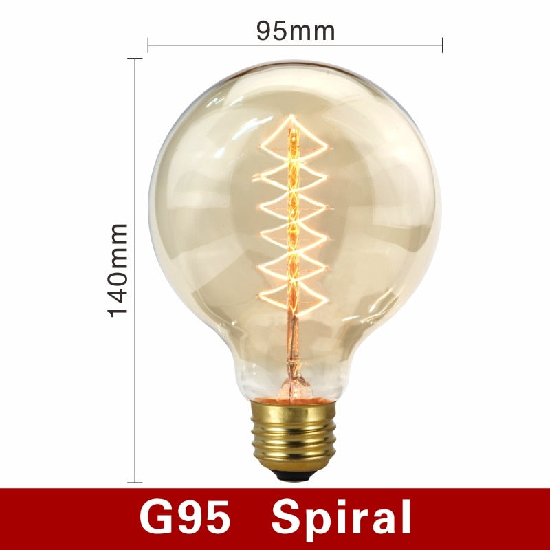 Vintage Filament E27 Light Bulbs