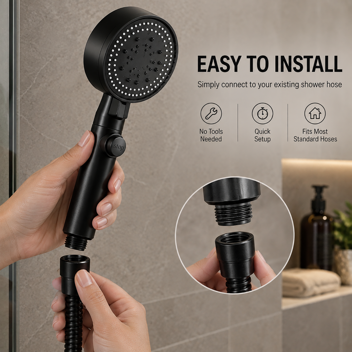 High Pressure Handheld Shower Head image 3