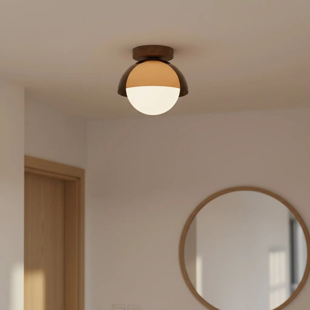 Skadi Bauhaus Vintage Acrylic Ceiling Light