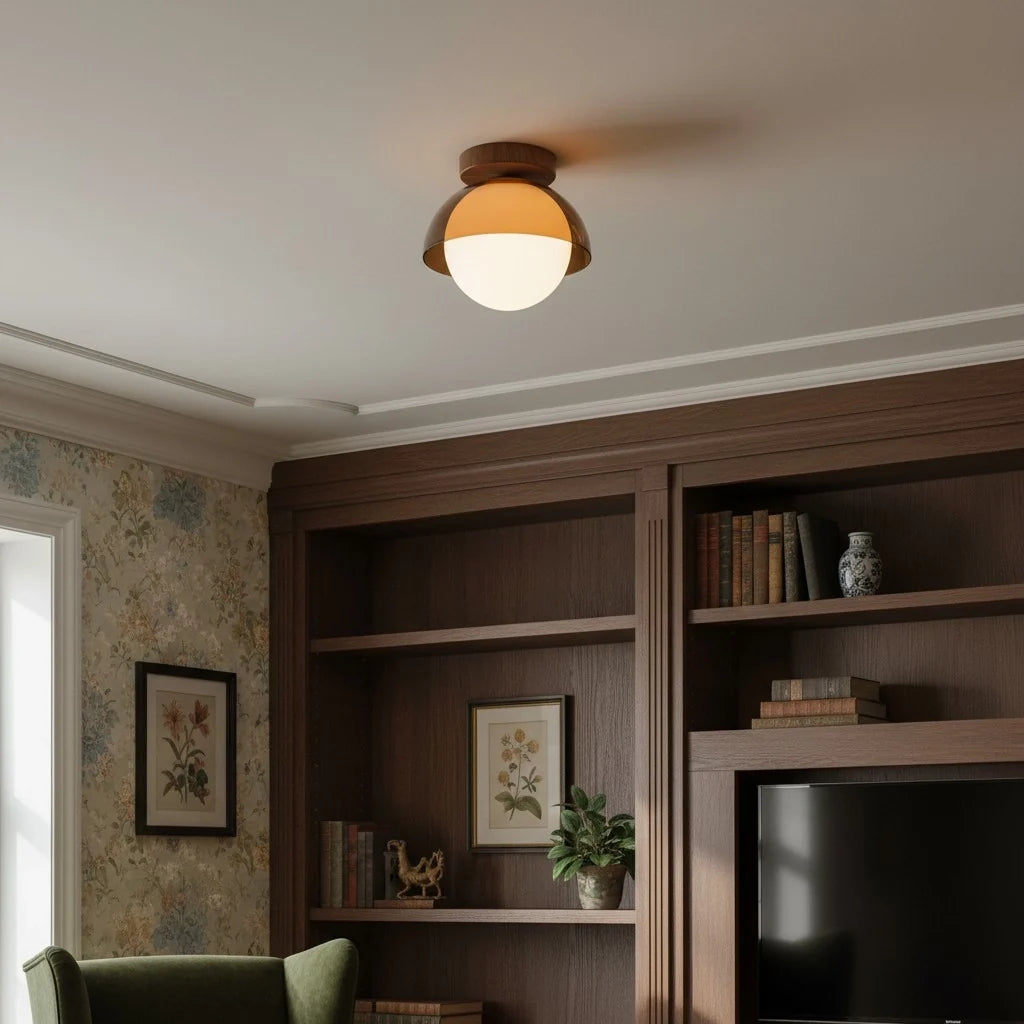 Skadi Bauhaus Vintage Acrylic Ceiling Light