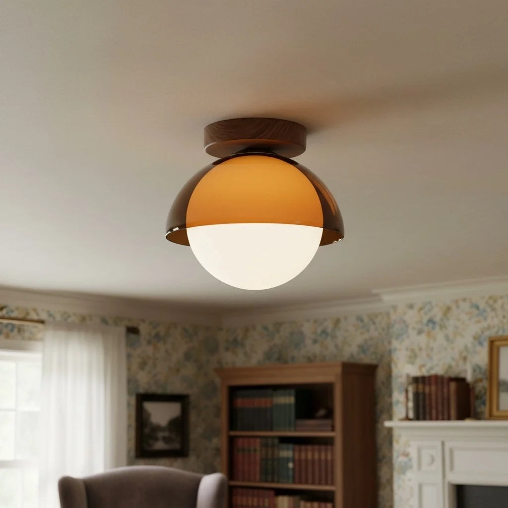 Skadi Bauhaus Vintage Acrylic Ceiling Light
