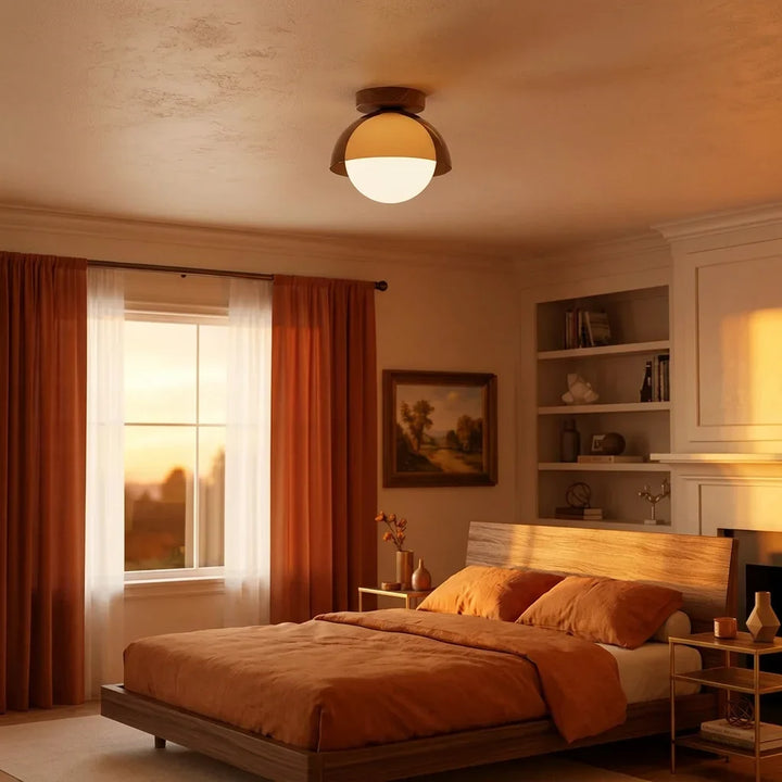 Skadi Bauhaus Vintage Acrylic Ceiling Light