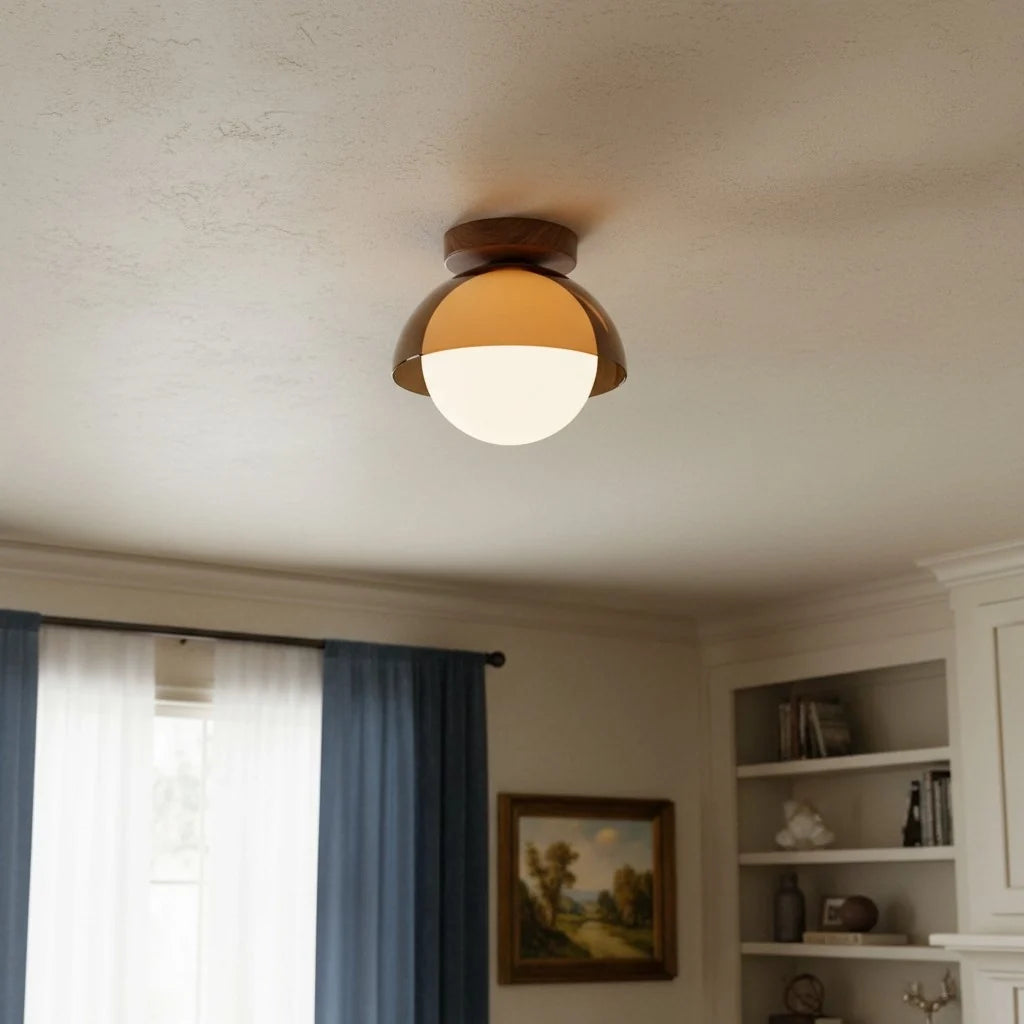 Skadi Bauhaus Vintage Acrylic Ceiling Light