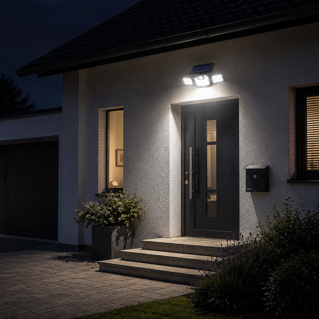 Solar Motion Sensor Lights Outdoor image 2
