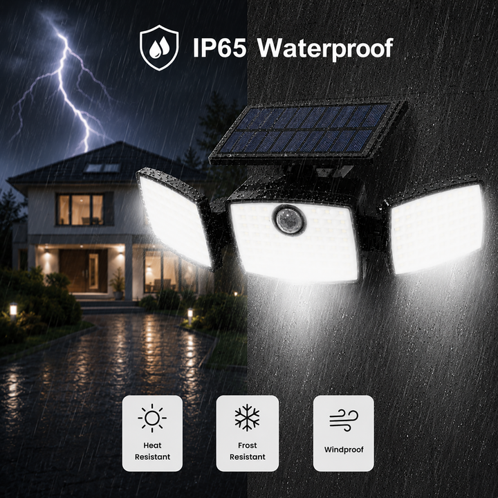 Solar Motion Sensor Lights Outdoor image 4