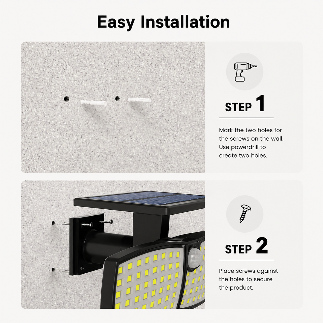 Solar Motion Sensor Lights Outdoor image 6