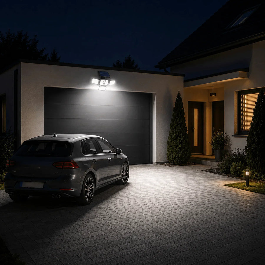 Solar Motion Sensor Lights Outdoor image 3