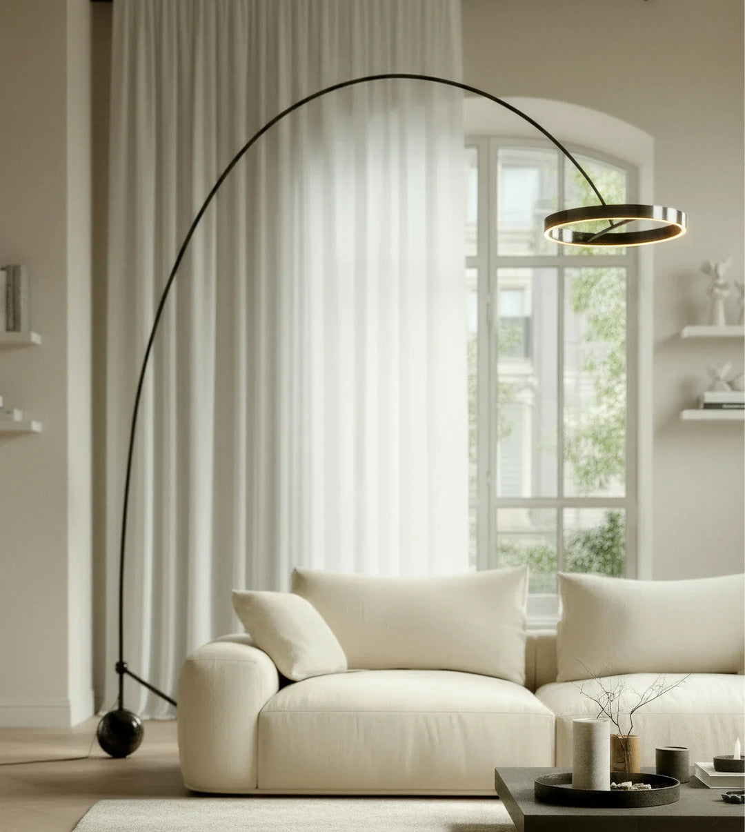 Solaya Dimmable Aluminium Floor Lamp