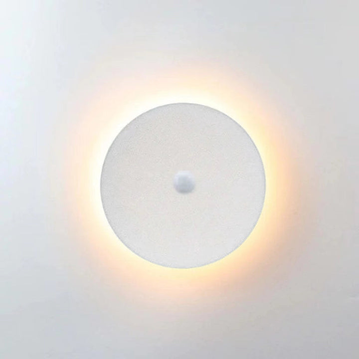 Halo Disc Outdoor Wall Light | Round or Square, Optional Sensor