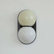 Double Glass Globe Wall Light | Copper or Black, G9