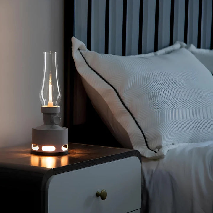 Vintage Aluminium LED Storm Lantern