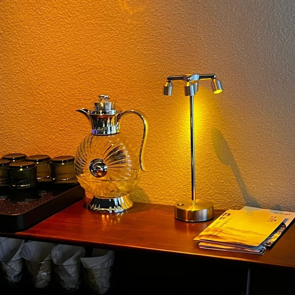 Multi-Head Adjustable Spotlight Table Lamp