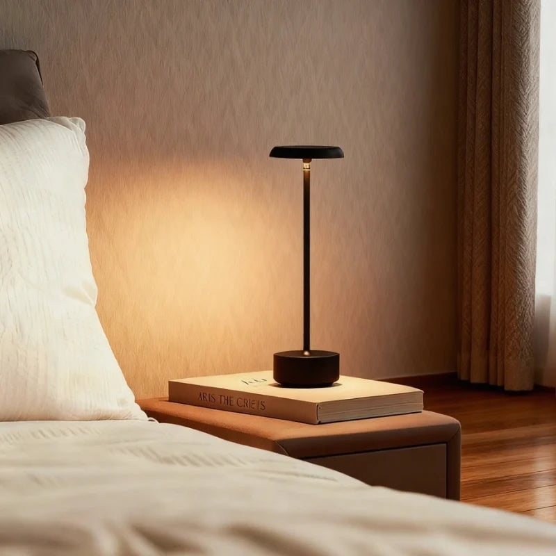 Sculpted Aluminium Cordless Table Lamp
