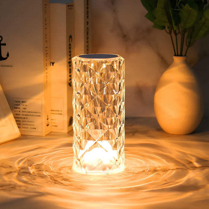 Sparkling Crystal Touch Table Lamp