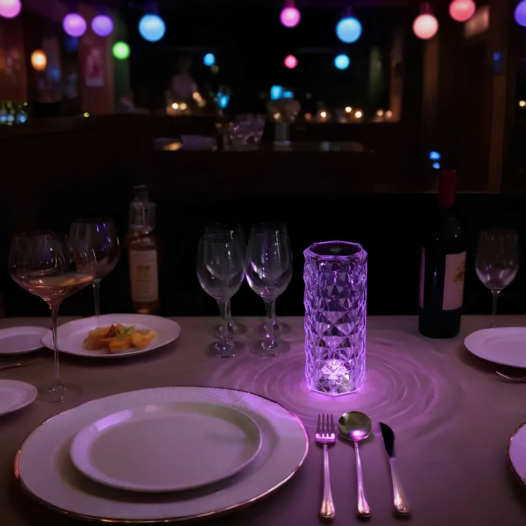Sparkling Crystal Touch Table Lamp