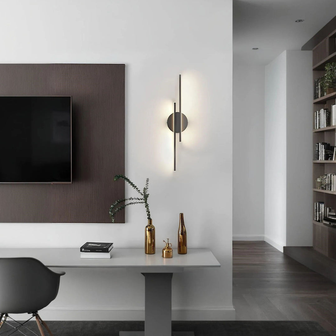 Curved Aluminium LED Wall Sconce