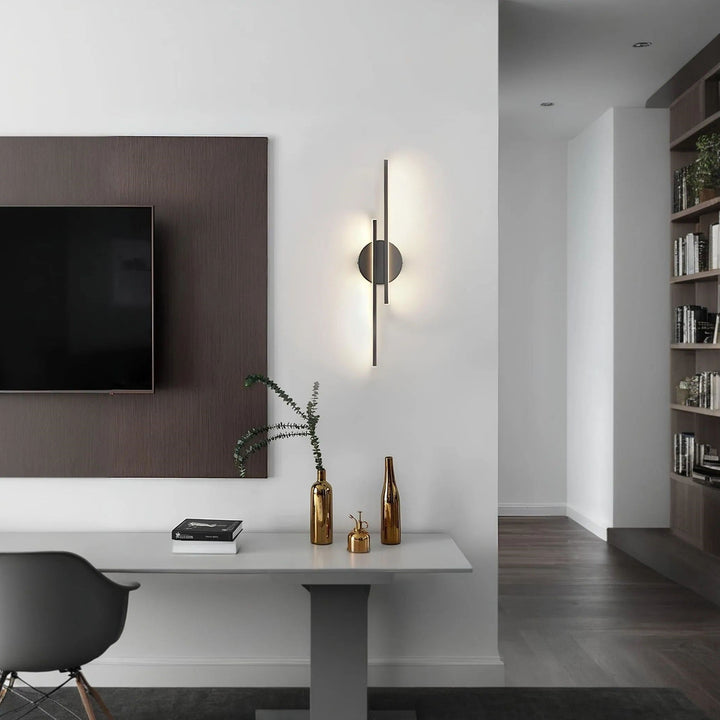 Curved Aluminium LED Wall Sconce