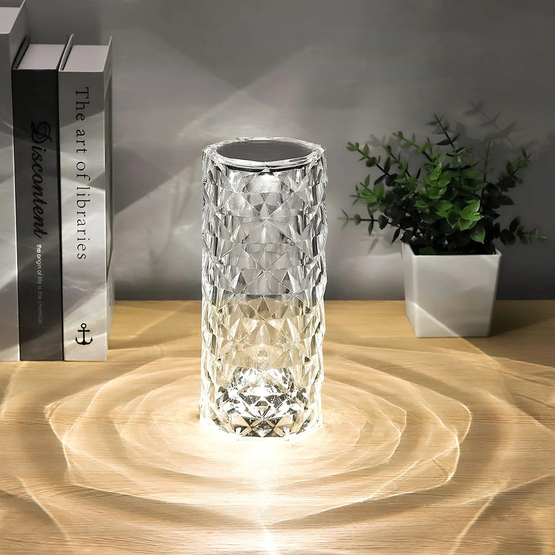 Sparkling Crystal Touch Table Lamp