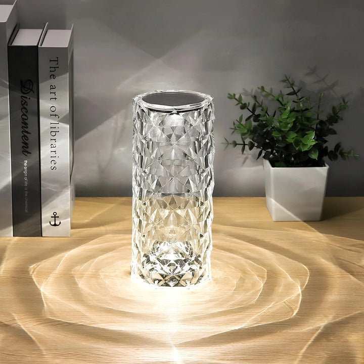 Sparkling Crystal Touch Table Lamp