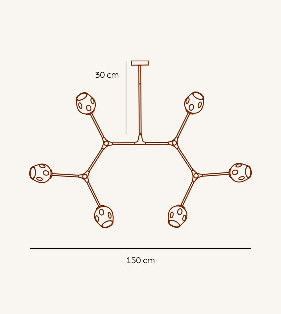 Uranos Ceiling Light, view 2