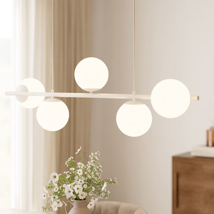 Livana Opal Globe Branch Pendant Light – image 3