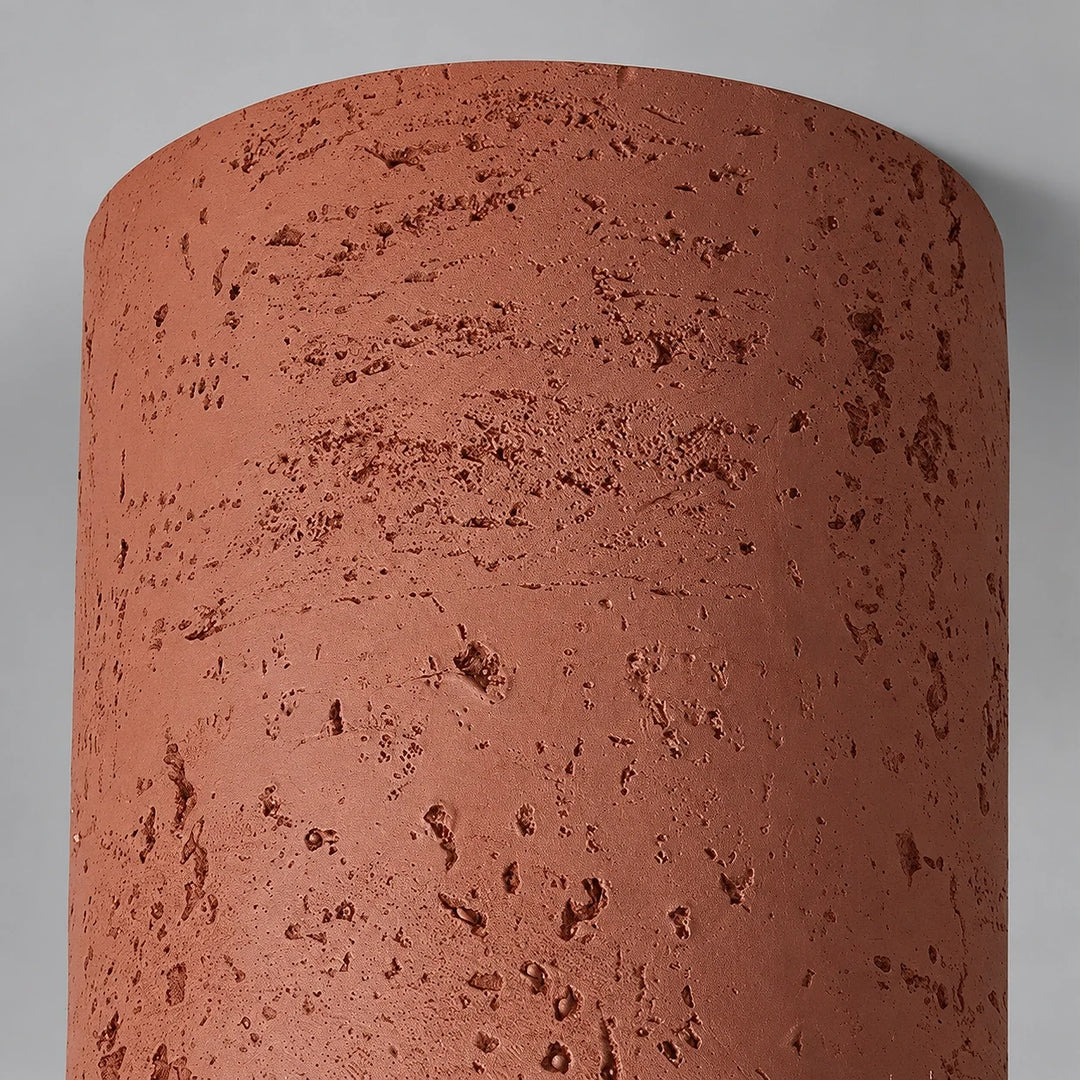 Vaelis Wabi-Sabi Cylindrical Travertine Ceiling Lamp