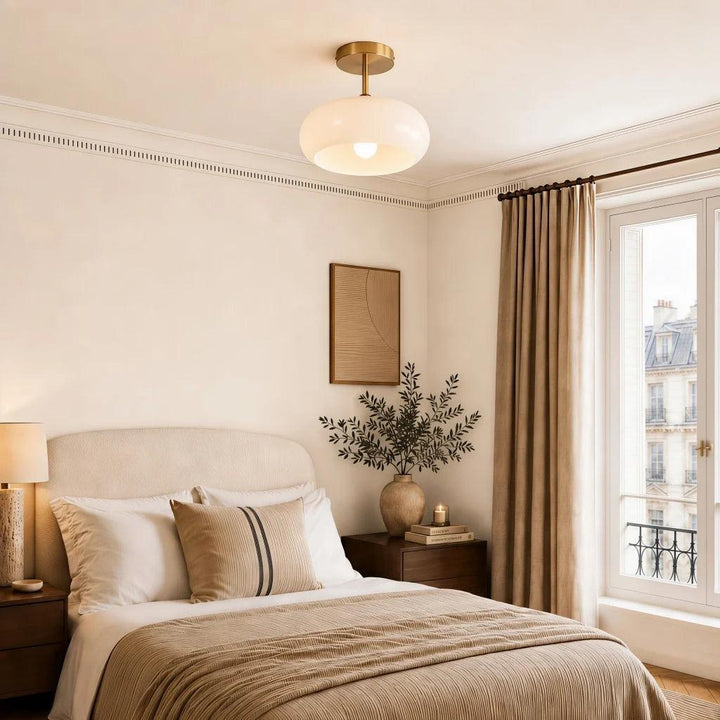 Veda Bauhaus Round Ceiling Light